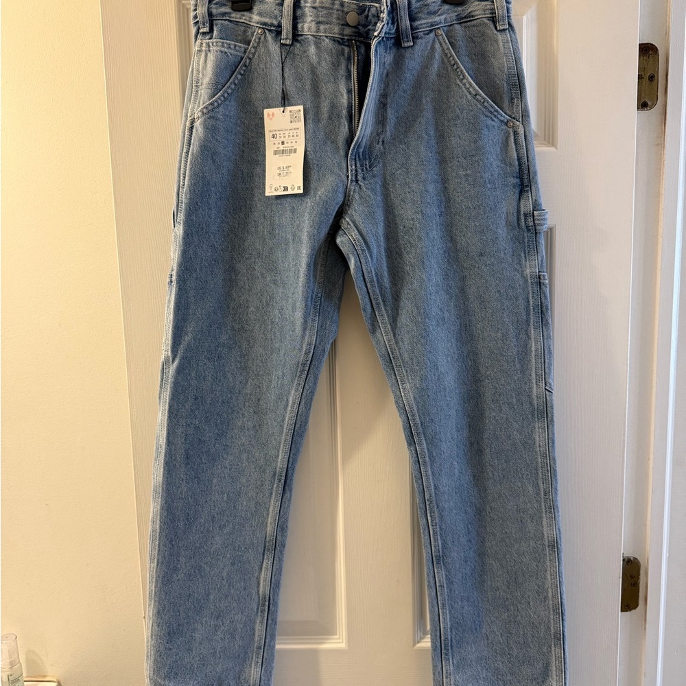 Zara  Light Blue Carpenter Jeans